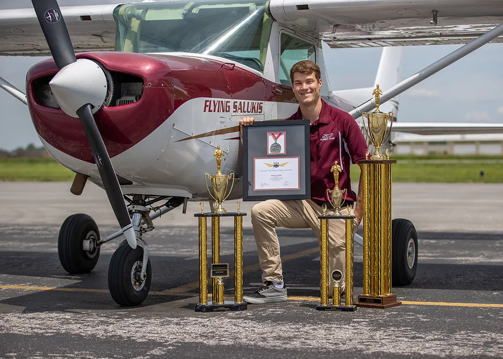 Flying Salukis